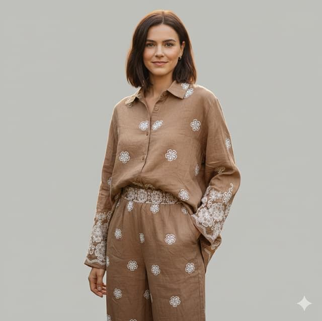 Ensemble Fluide à Motifs Floraux