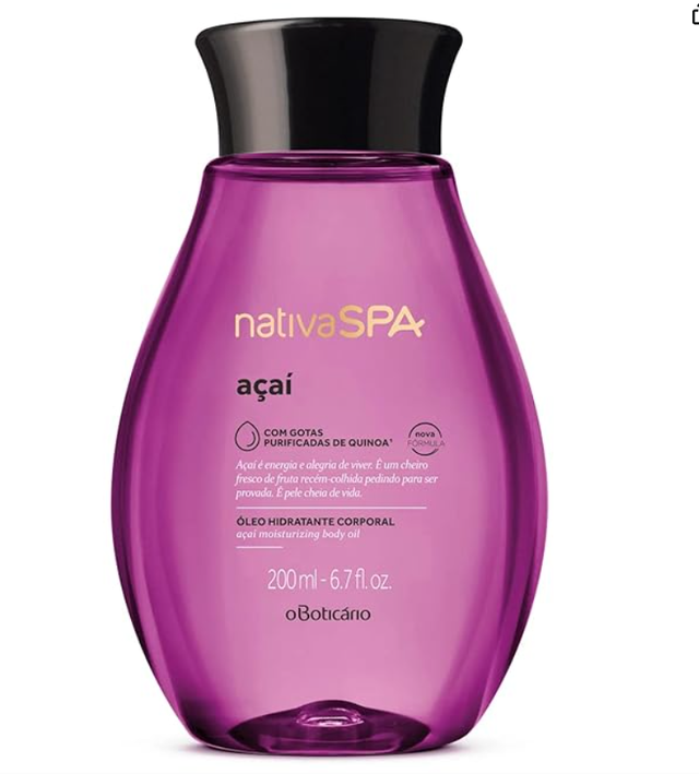 Nativa SPA Óleo Hidratante Corporal Açaí 6.8fl.oz