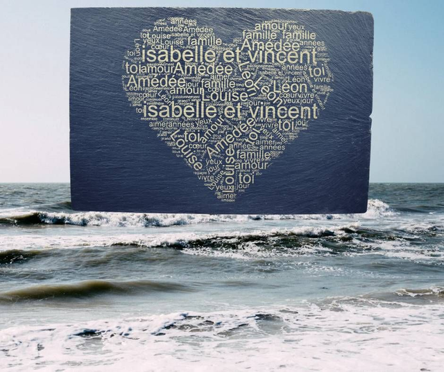 ardoise entière personnalisée