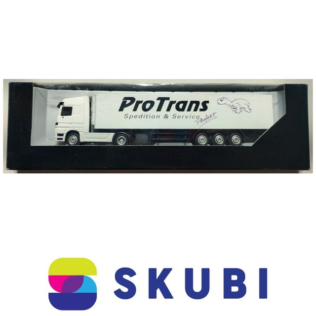 Reklamní kamion s návěsem Mercedes Actros - ProTrans Spedition &amp;Service Perfekt - model 1:87 H0