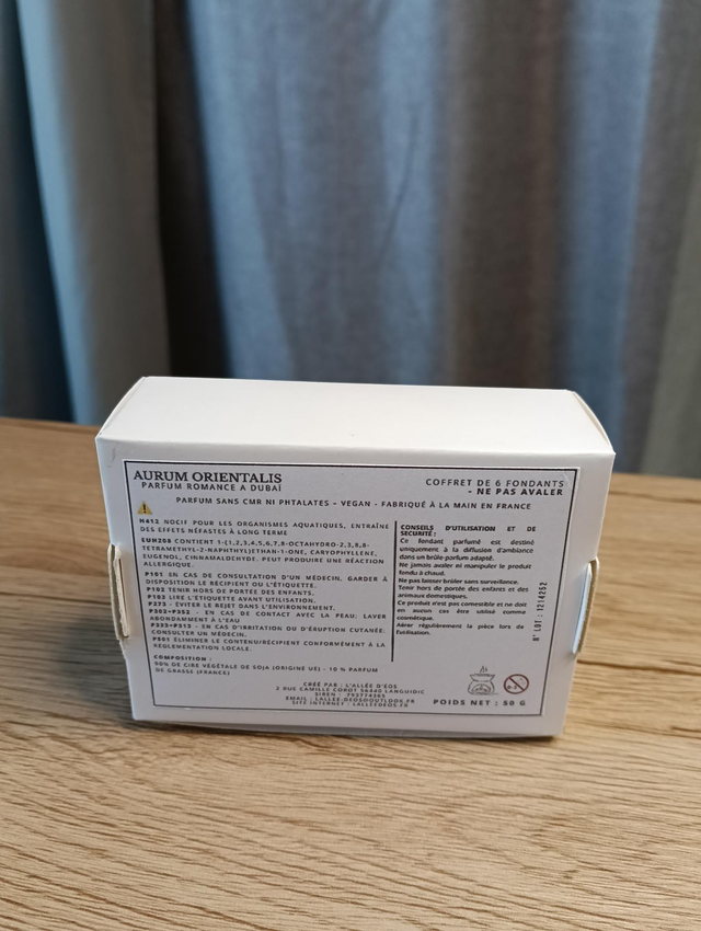 Fondants Aurum Orientalis - Parfum romance à Dubaï