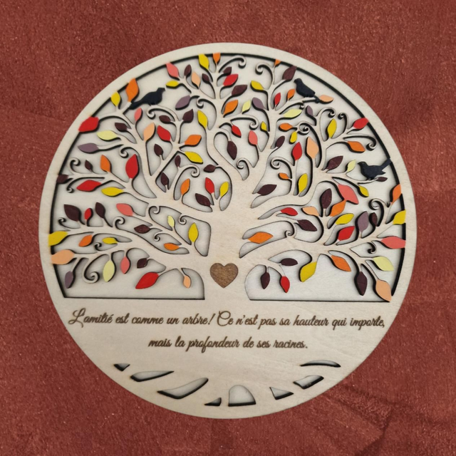 Arbre amitié automnale 
