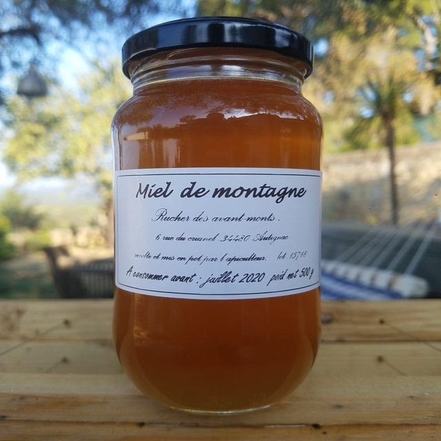 RUCHER DES AVANTS MONTS MIEL "FLEURS DE MONTAGNE" 250G