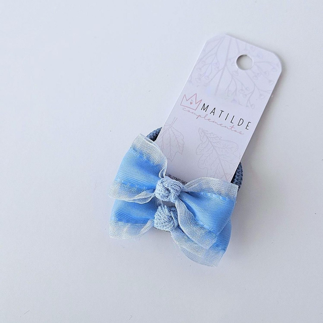 Colet Lazo Par Tul Azul