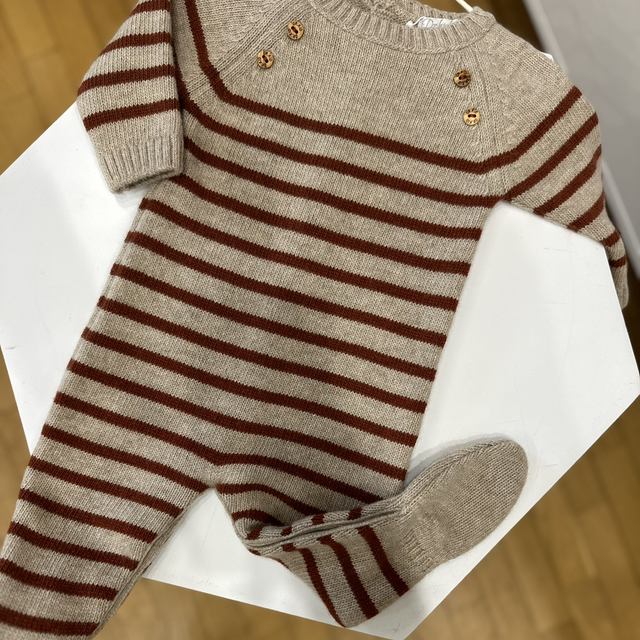 DrKid - tutina neonato con piedini misto lana