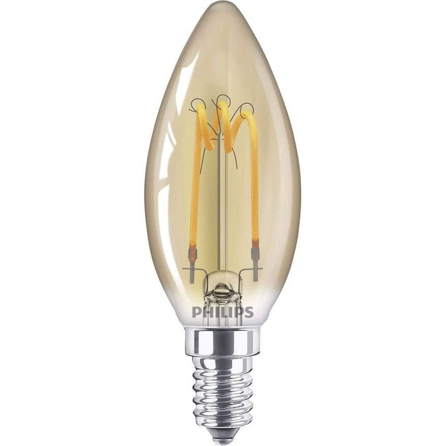 LED Flamme Vintage Filament Spirale 2,3-14W E14 Claire Ambrée WW 1BC/6