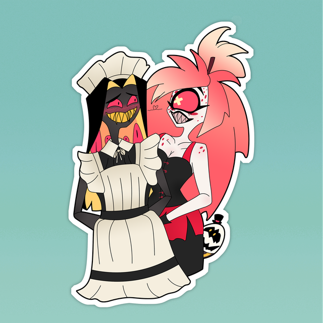 Hazbin Hotel Cherri Pentious Vinyl Sticker