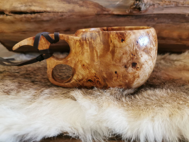 Betula - Authentique Kuksa en loupe de Bouleau