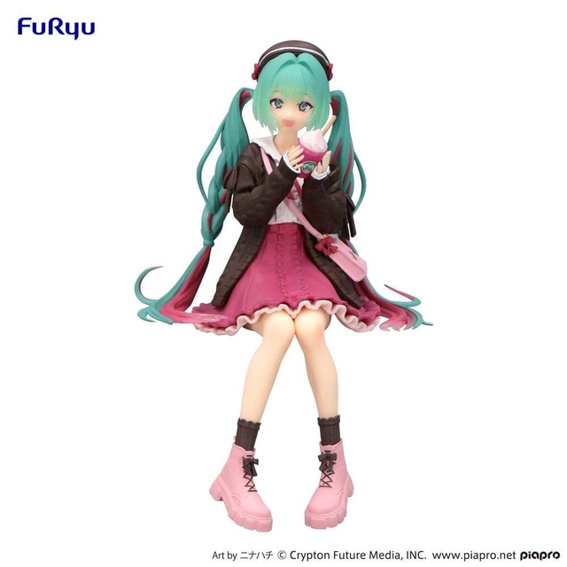 Hatsune Miku: Autumn Date (Pink Ver.) Noodle Stopper Figure