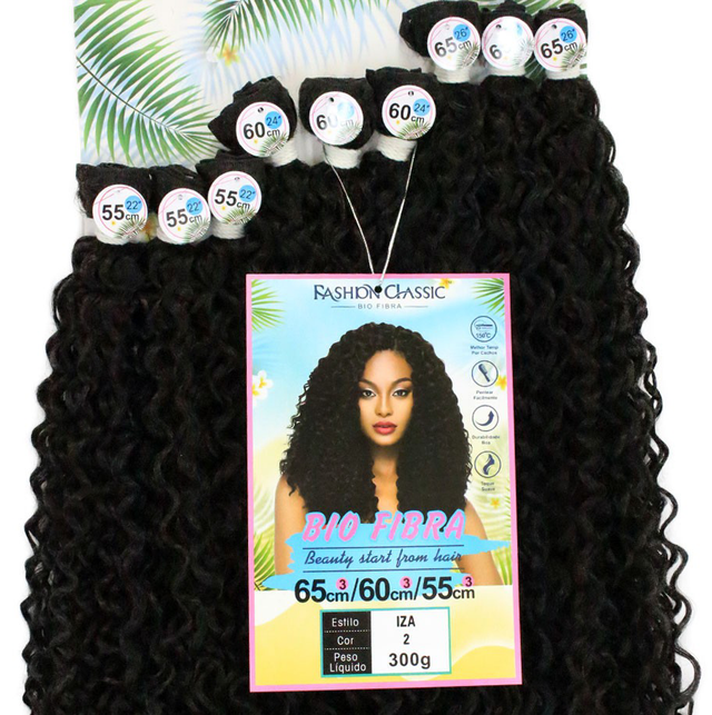 Fashion Classic CHEVEUX VÉGÉTAUX BIO  bouclés en biofibres- IZA #2