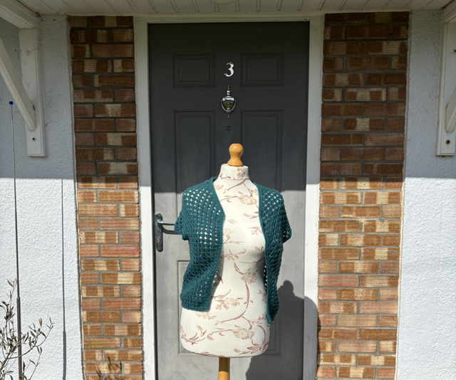 Sleeveless cardi small