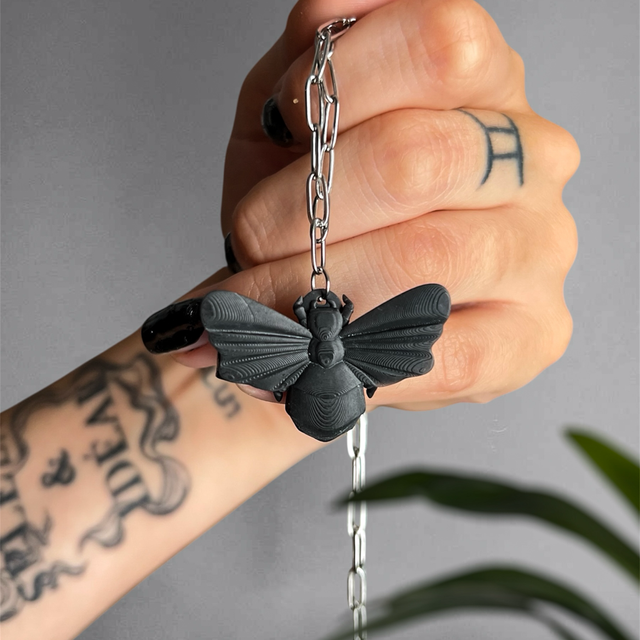 LUCIENNE - Collier abeille en acier inoxydable