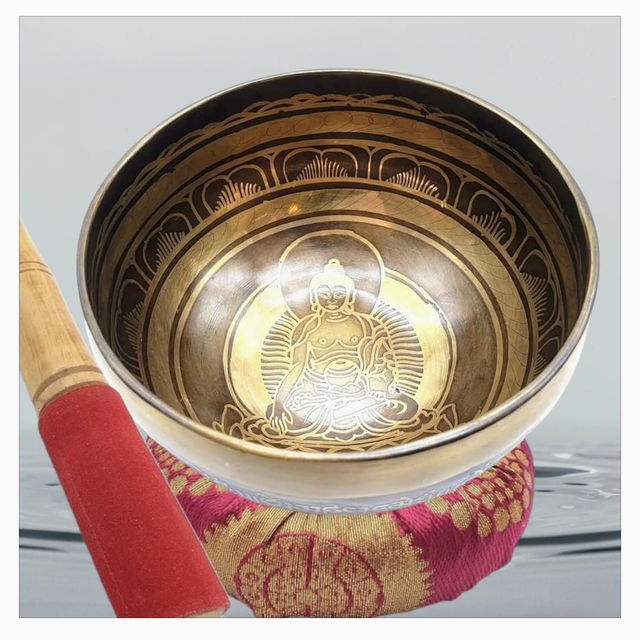 "Bouddha" - Kit bol Tibétain 15 cm