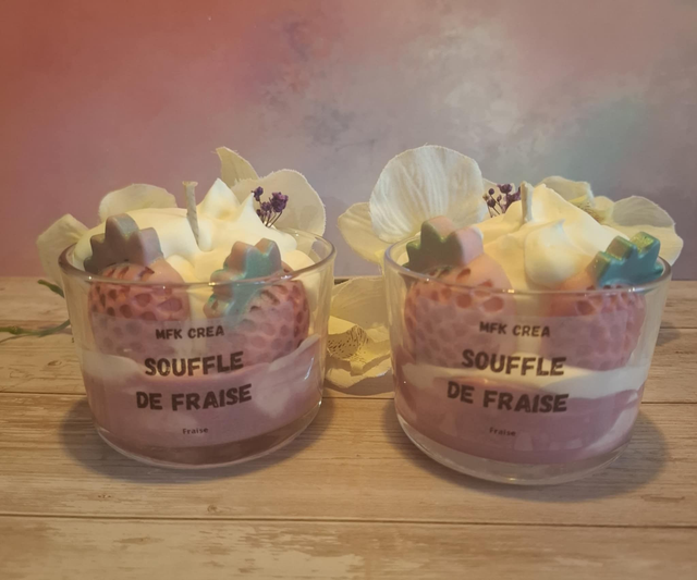BOUGIE PARFUMEE FRAISE