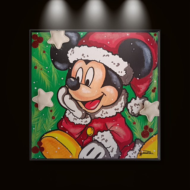 Tableau sur Toile &quot;Mickey&quot; – Unique et Original ! - Disney