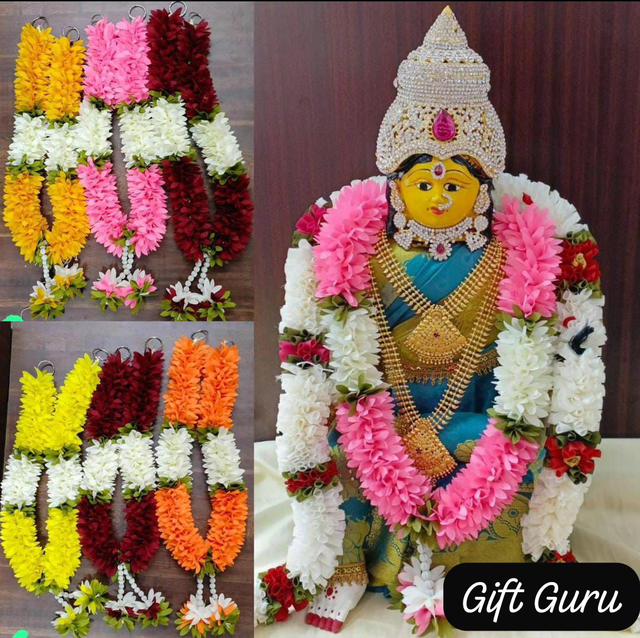 Artificial and Synthetic Fabric Flower for Photo Frame Garland.