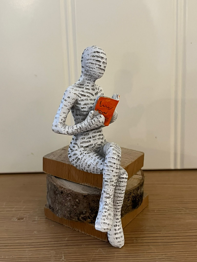 Figurine de lecture décorative 