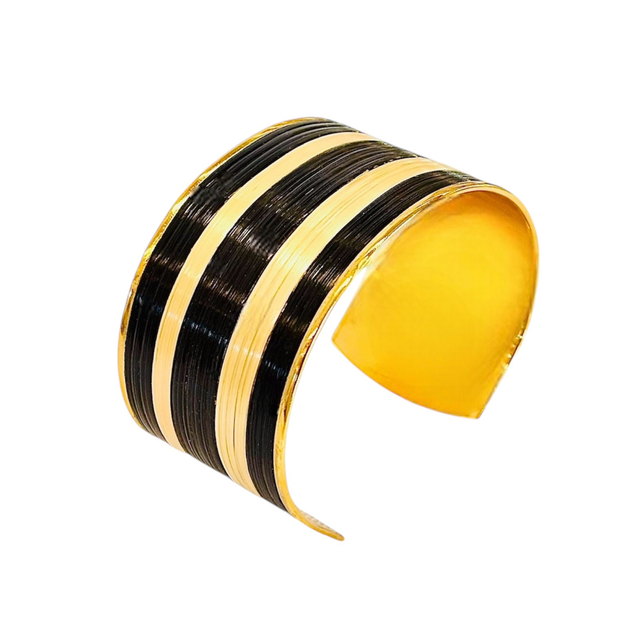 CHIC Manchette Marqueterie de paille    