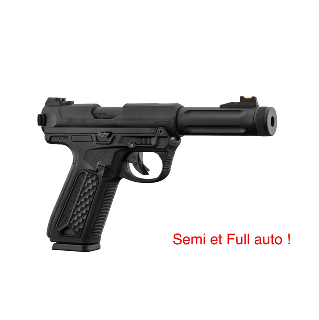 Réplique airsoft GBB gaz AAP-01 ASSASSIN Semi &amp; Full auto noir 0,95J