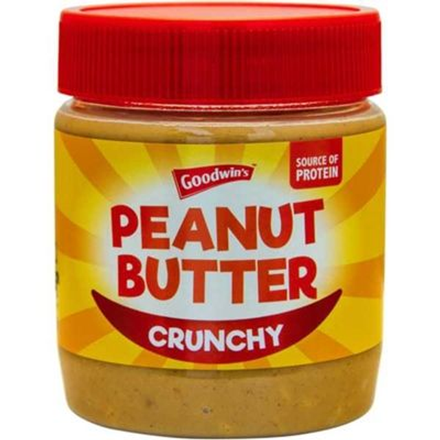 CRUNCHY PEANUT BUTTER 340G Brand varies
