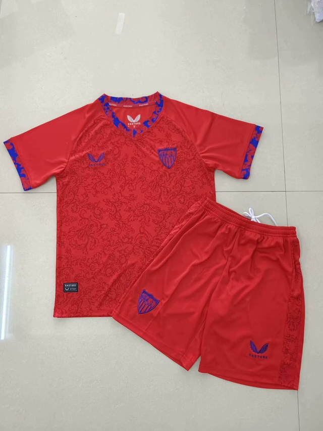 Conjunto camiseta + pantalón NIÑOS 2ª Sevilla 24-25