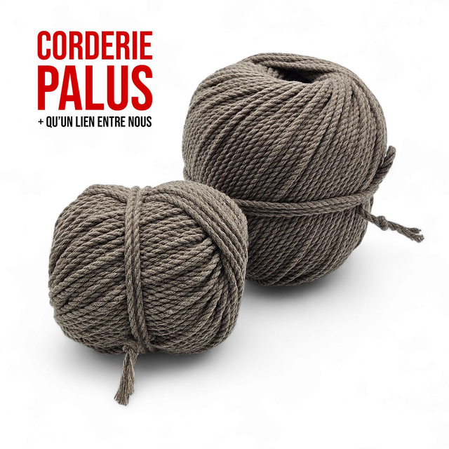  COTON MACRAME DIAMETRE 3MM CENDRE ECORCE OU INDIGO