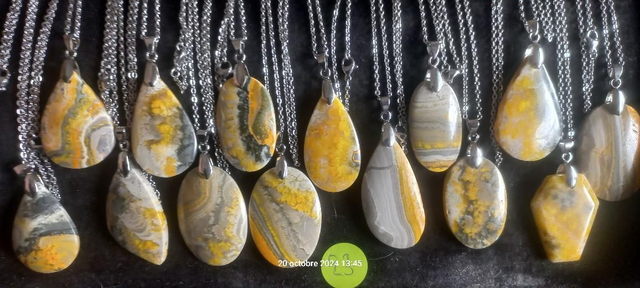 Jaspe Bourdon pendentif 