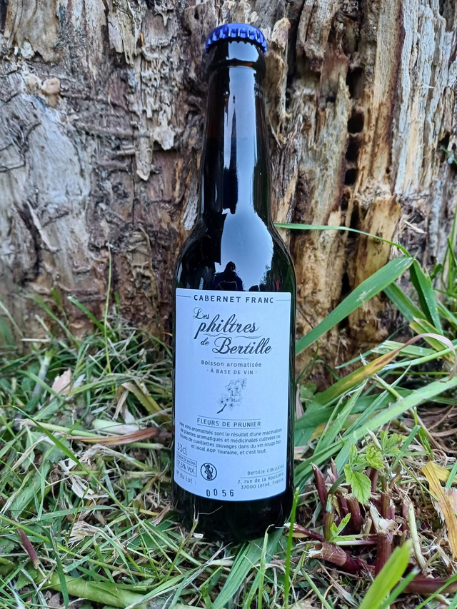 Vin rouge fleurs de prunier 33cl