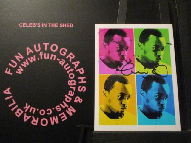 Femi Oyeniran Authentic Autographed 6x4.5 Pop Art Limited Edition