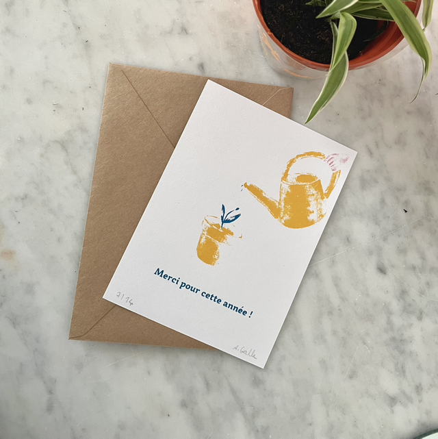Carte postale, Merci pour cette année 