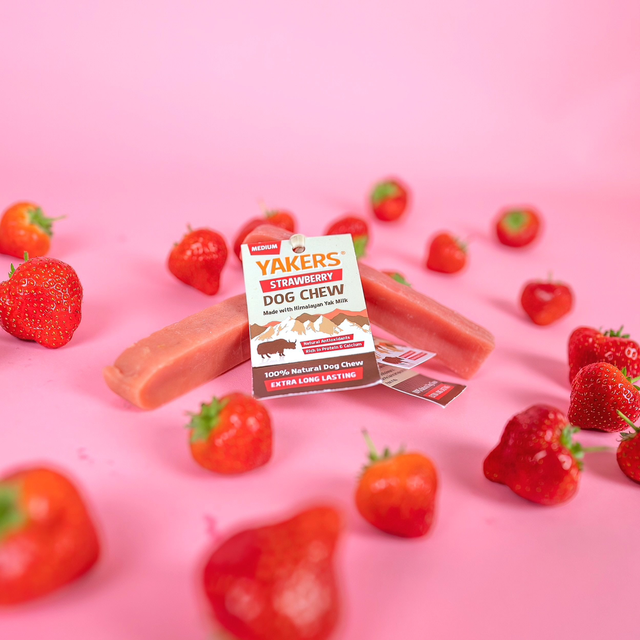 Strawberry Yakers Yak Bar Medium