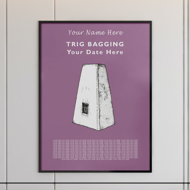 Custom Art Print Trig Bagging Accomplishments