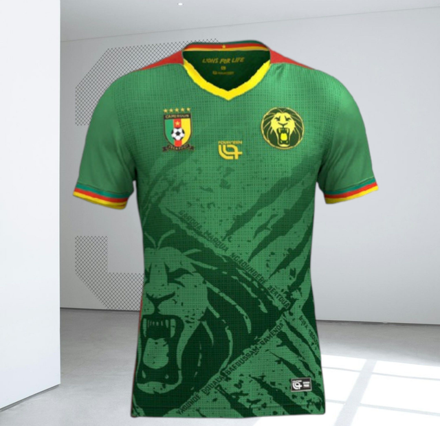  Maillot Football Cameroun 25/26 en jersey  du S au xXXL