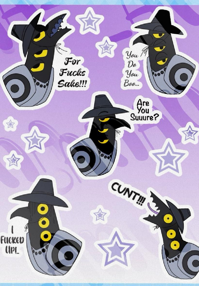 K-pop demon slayers Sussie stickersheet