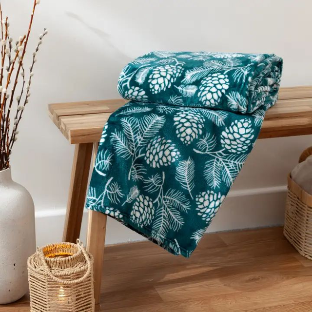 Irwin Woodland Fleece Throw Blanket