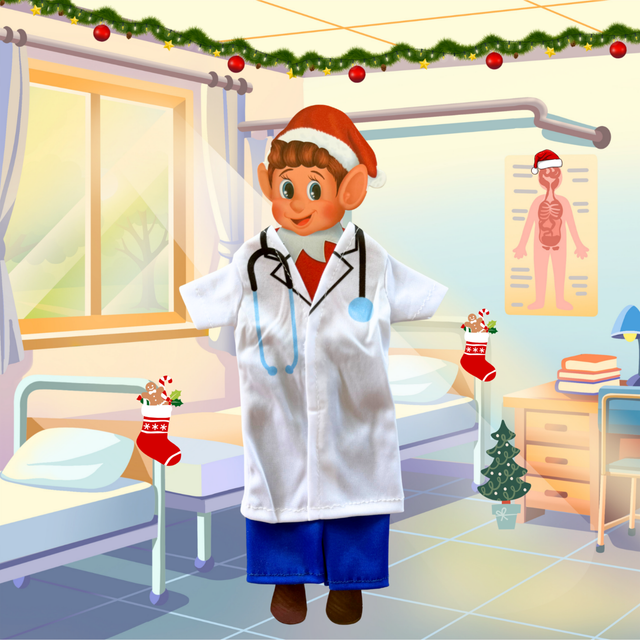 Déguisement lutin farceur &quot; docteur &quot;