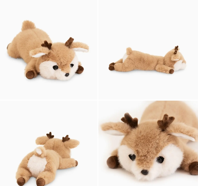 Peluche cerf ultra douce (38 cm) - 0+