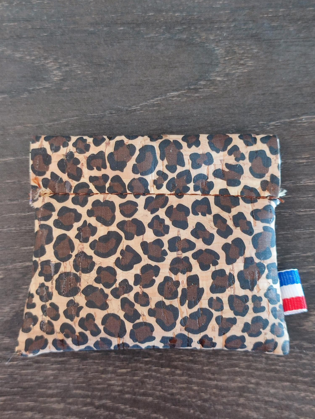 Porte monnaie clac clac "léopard"