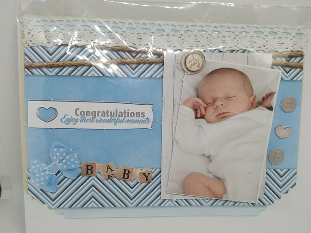 Carte de félicitations naissance  Garçon N' 10