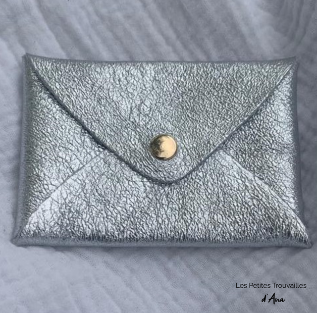 Porte-cartes Lou Argenté