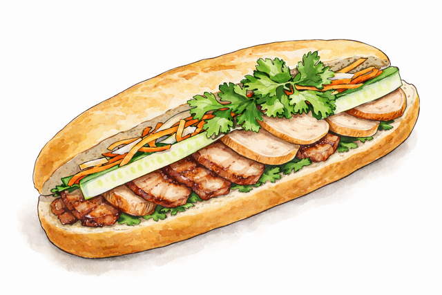Banh Mi Saigon (Porc)