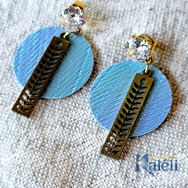 Boucles d'oreilles "Aurore Boréale"