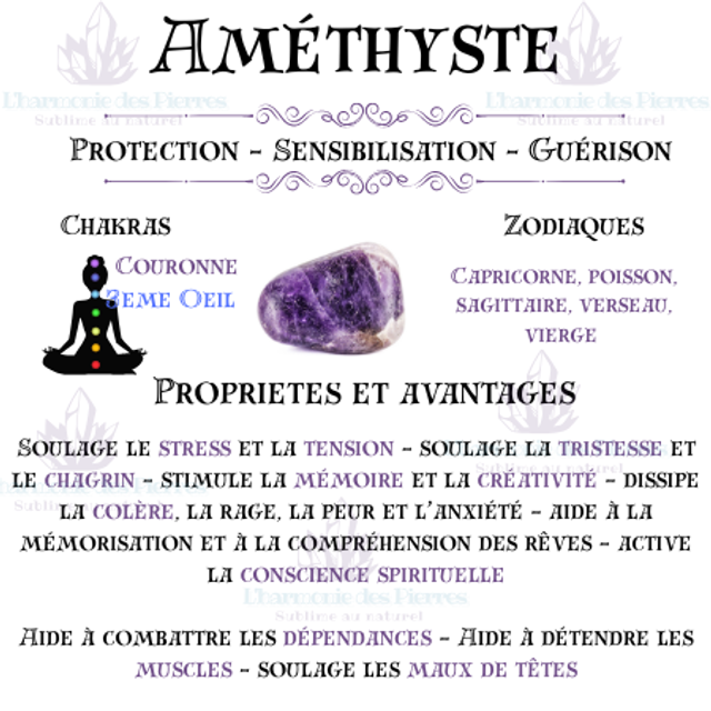 Boucles d'oreille " Dune " en Améthyste