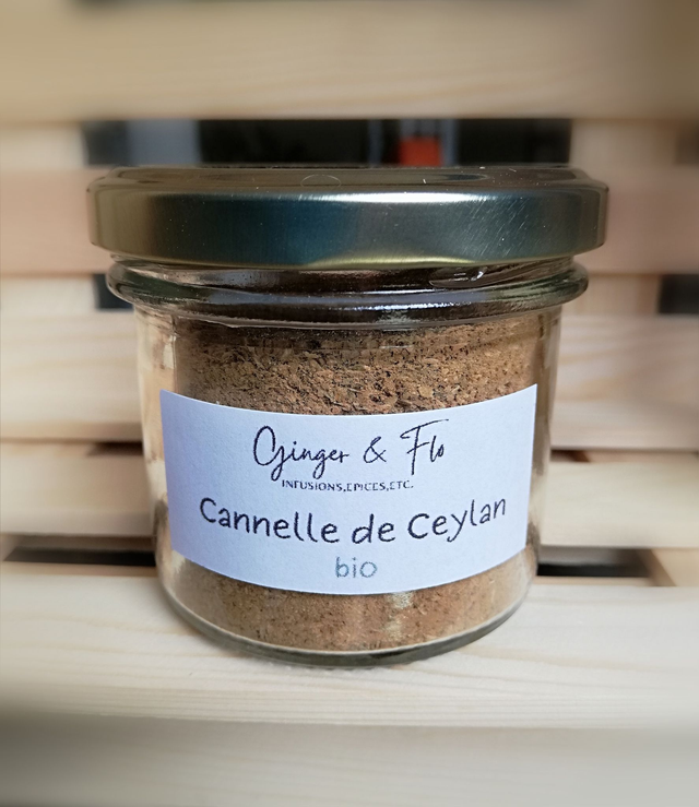 Cannelle de Ceylan moulue bio 