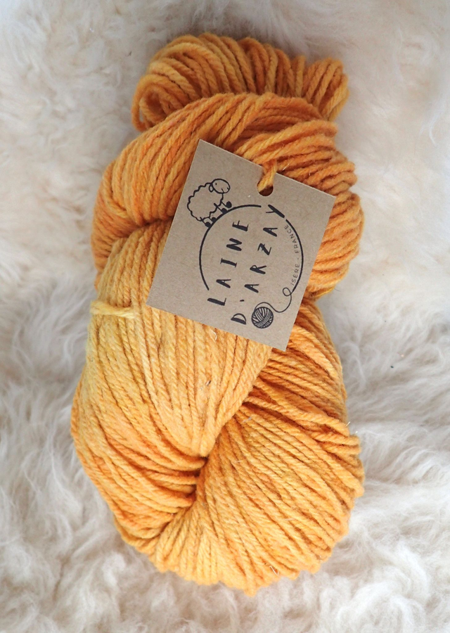 Echeveau coloré laine mérinos 100g