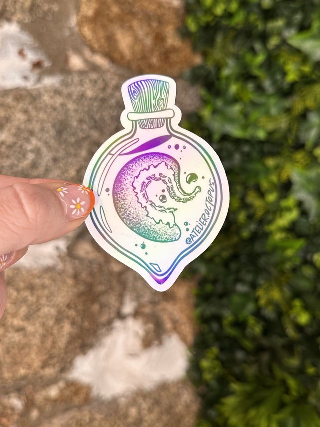 Sticker Fiole Tentacule