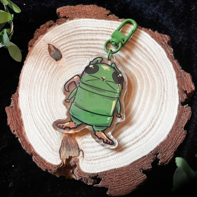 Llavero REPO Rats // verde - acrílico