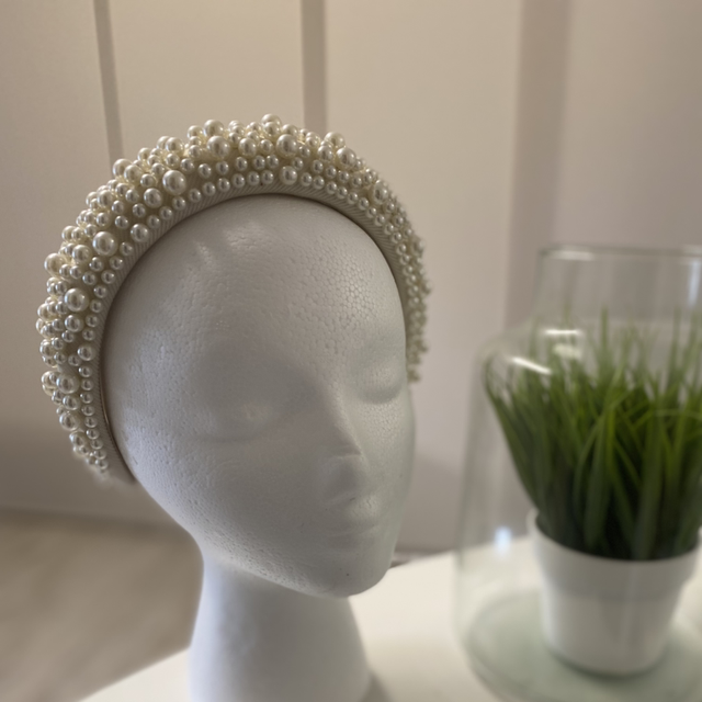 🤍White Pearl and   hairband 