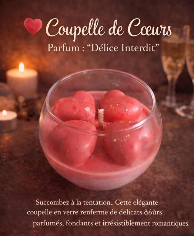 Coupelle ❤️ senteur "délice interdit" 