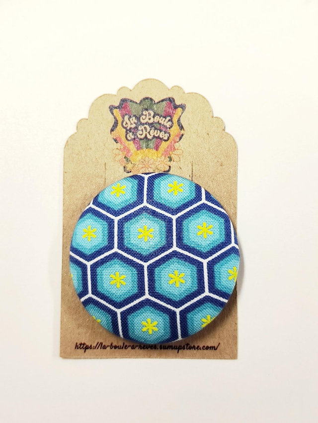 Broche tissu - T6